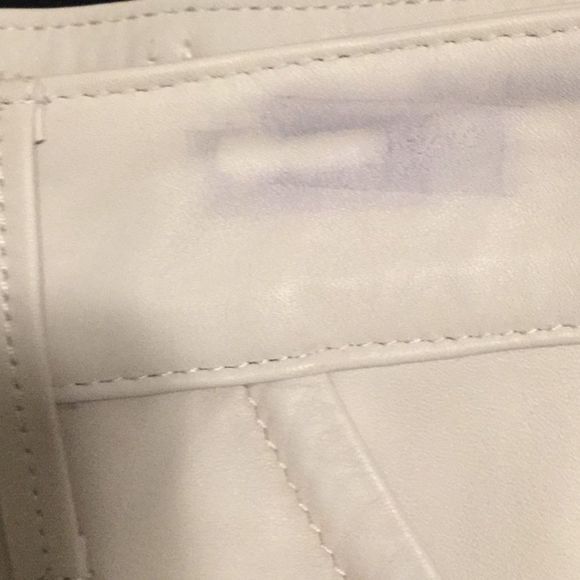 RTA Dash Leather Shorts In Cream - Picture 12 of 15